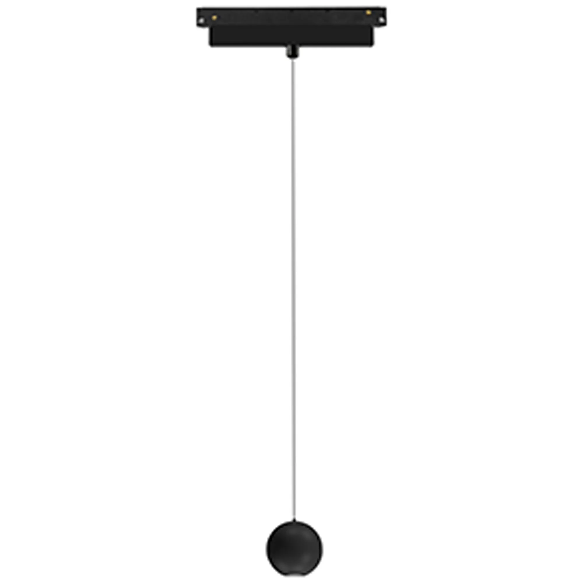 M8327  Magneto Track Ball Pendant, 7W LED, 3000K, 560lm, Black,